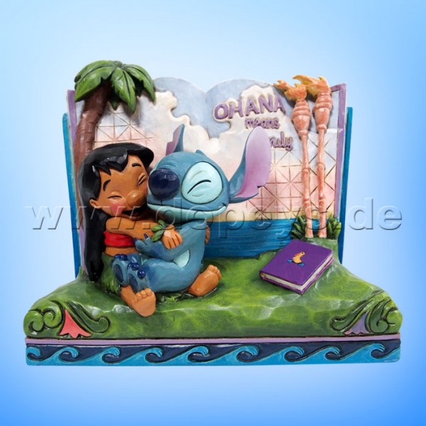 Disney Traditions - Ohana Means Family (Lilo & Stitch Märchenbuch) von Jim Shore 6010087