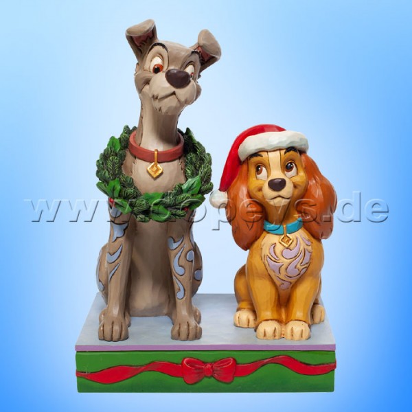 Disney Traditions - Decked out Dogs (Susi und Strolch feiern Weihnachten) von Jim Shore 6007071