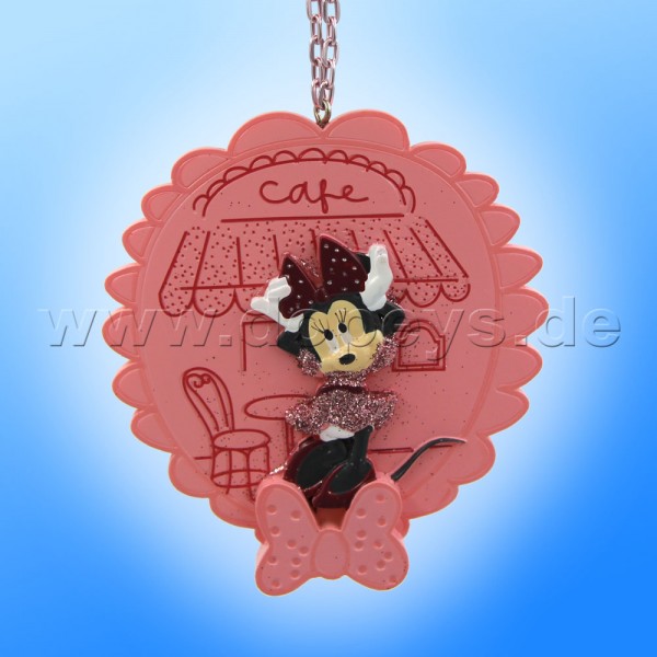 Kurt S. Adler - Disney "Minnie Maus" Pink 3D-Relief Weihnachtsanhänger / Ornament DN32002