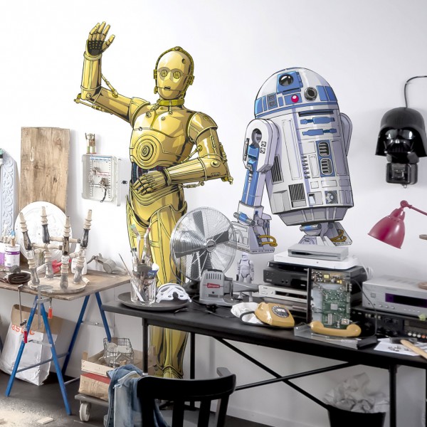 Star Wars Vlies Fototapete selbstklebend "Star Wars XXL C-3PO" 127cm x 200cm